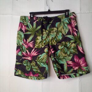 Kami Board Shorts Women 6 Swim Bottom Active Tropical Floral Colorful